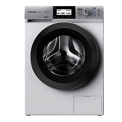 Panasonic NA-168ZS1WGB Freestanding Washing Machine with Steam, 8kg Load, A+++ Energy Rating, 1600rpm Spin, White